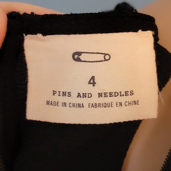 Urban Outfitters Pins and Needles Black Dress 4 NWOT - Picture 7 of 8